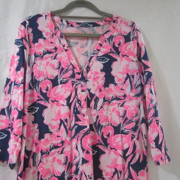 Lilly Pulitzer S Daphne Dress Flamingle - Picture 3 of 7